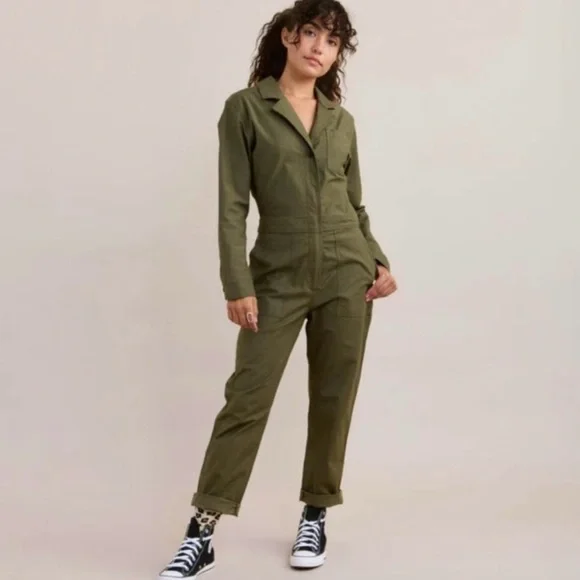 ROARK Layover Jumpsuit Romper in Military Size XS - Picture 3 of 3